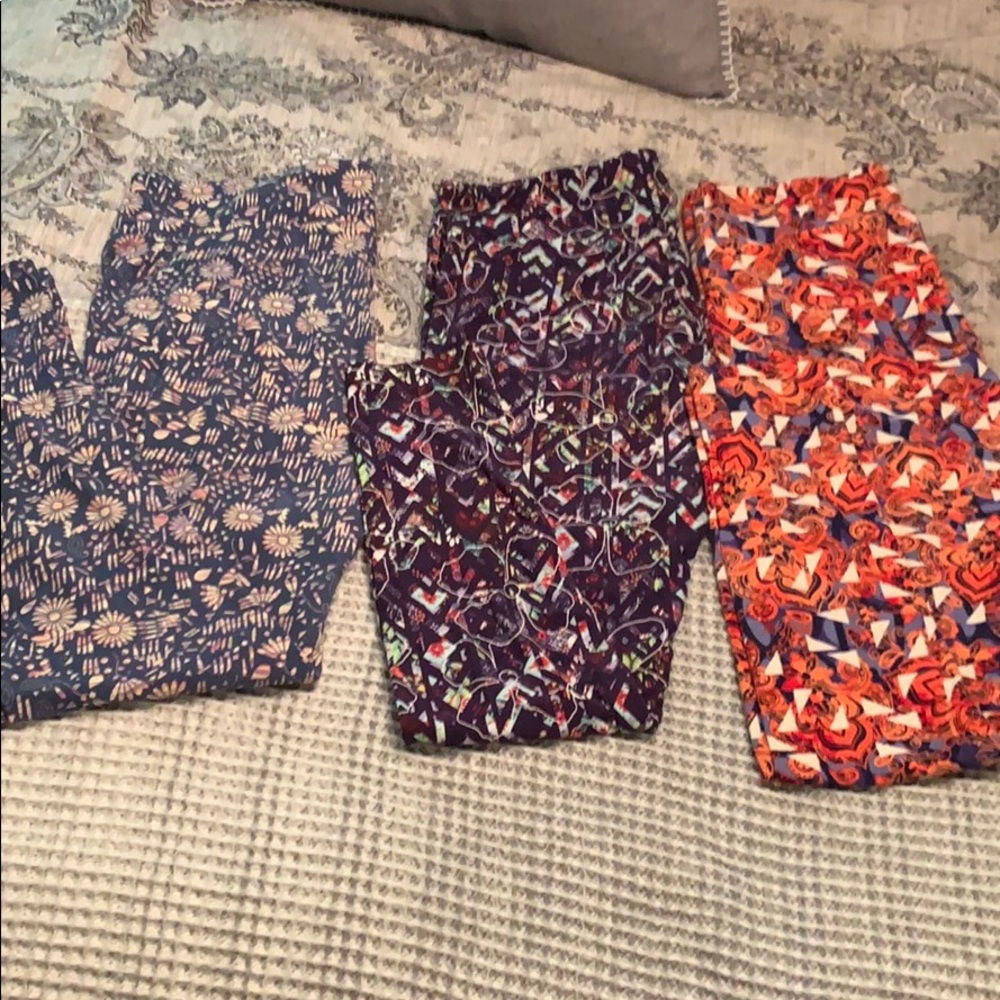 LuLaRoe Leggings lot of 3
